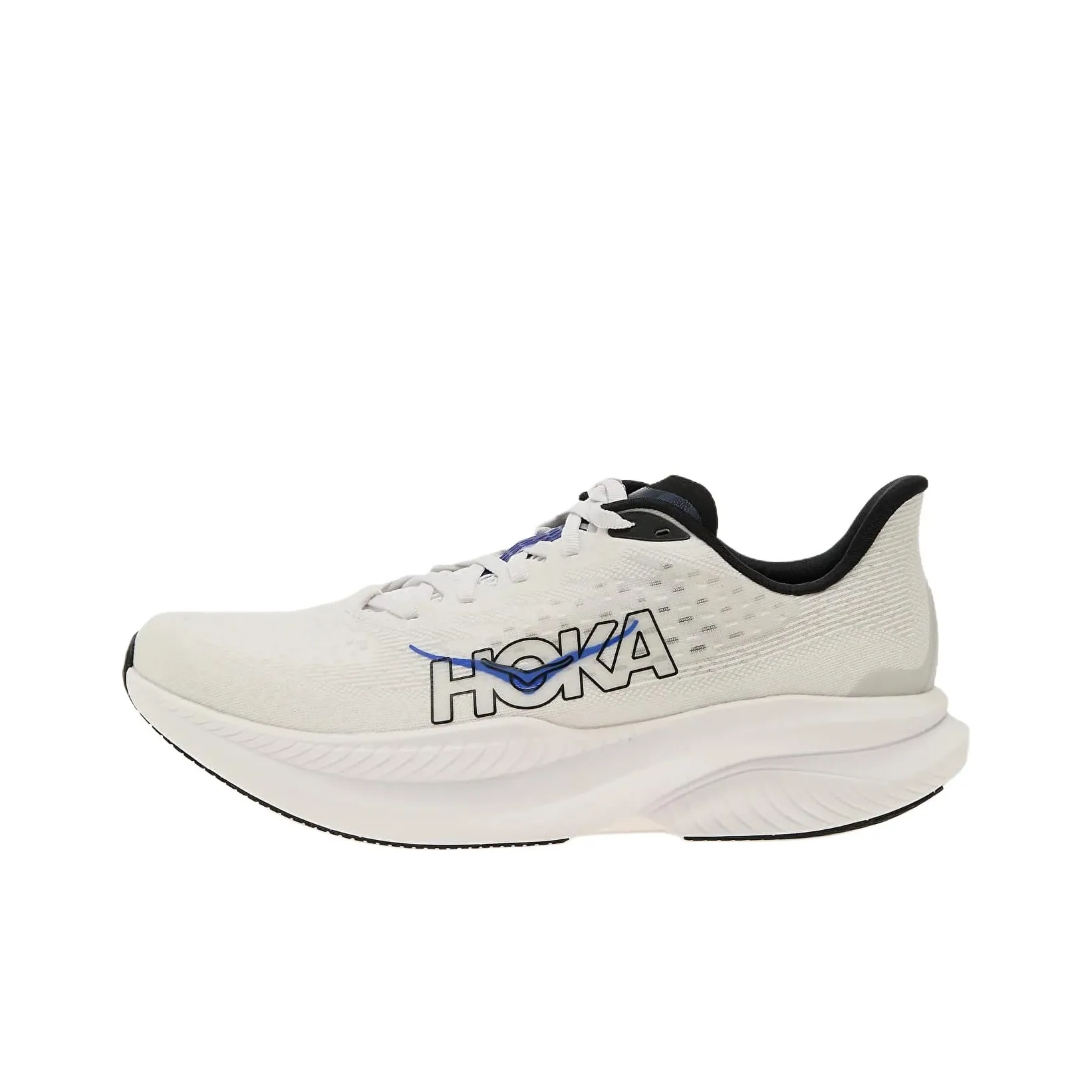 Nike Running Breathe T-shirt - Blanc MACH 6 Anti Slip Wear Resistant Low Top Casual Running Shoes Men's White