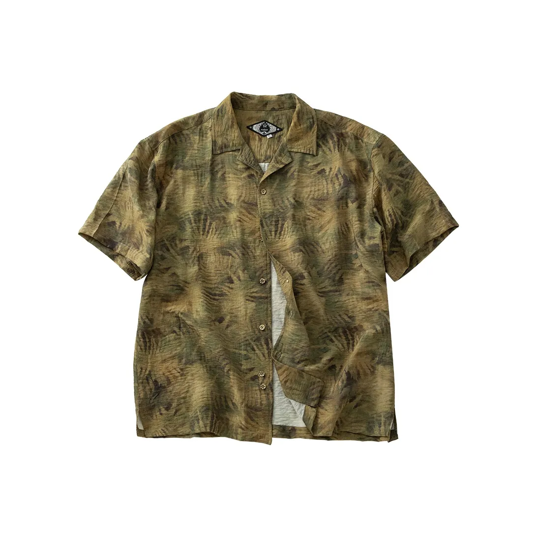 SOARIN YUPPIE ASPIRE Зеленый цветочный узор Мужская рубашка