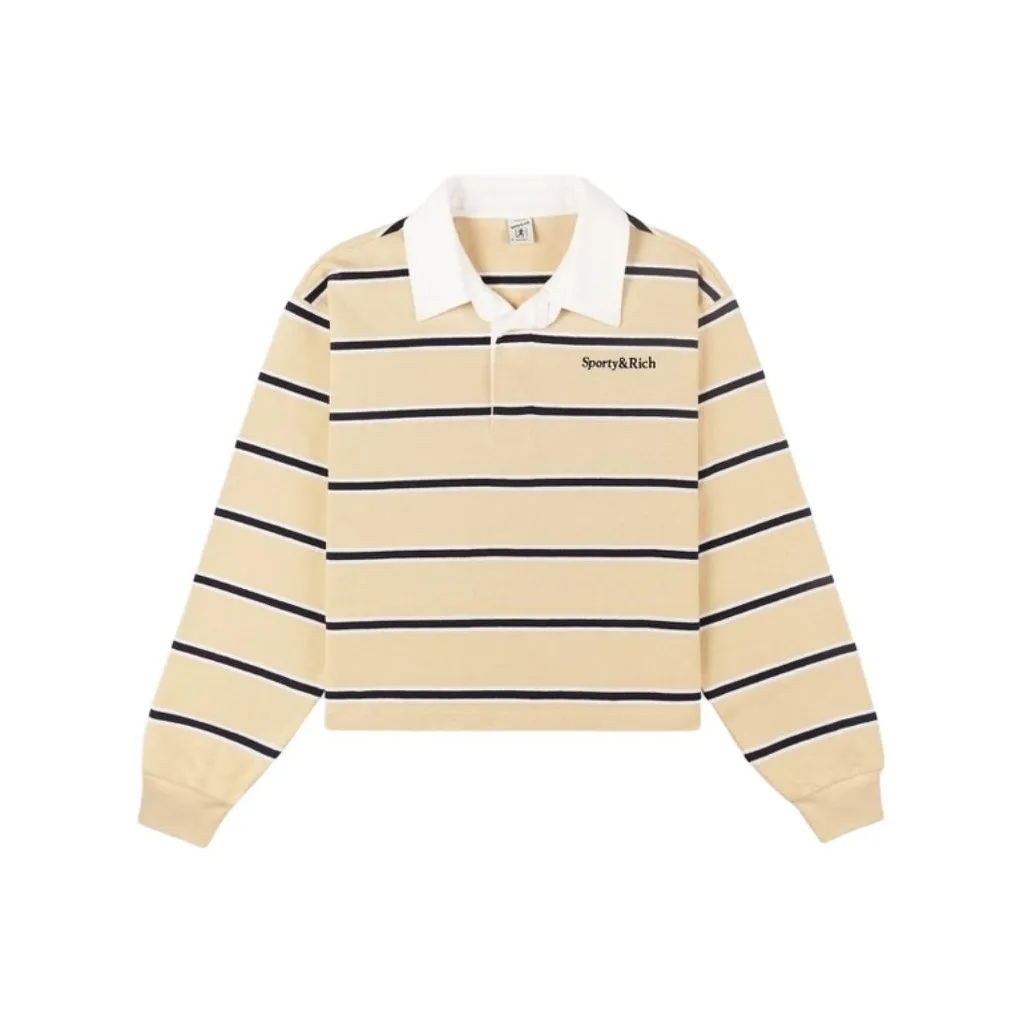 SPORTY RICH Поло Женские Миндаль