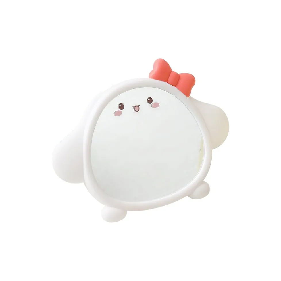 Gentle Welcome Cartoon Cute Зеркало для макияжа HD Стена Подвесное Настольное Портативное Маленькое Зеркало Путешествие Зеркало для спальни