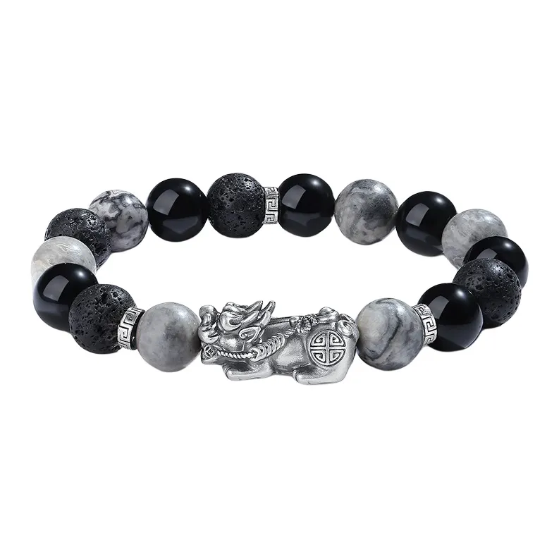 YINCHIE Obsidian Bracelets Men's