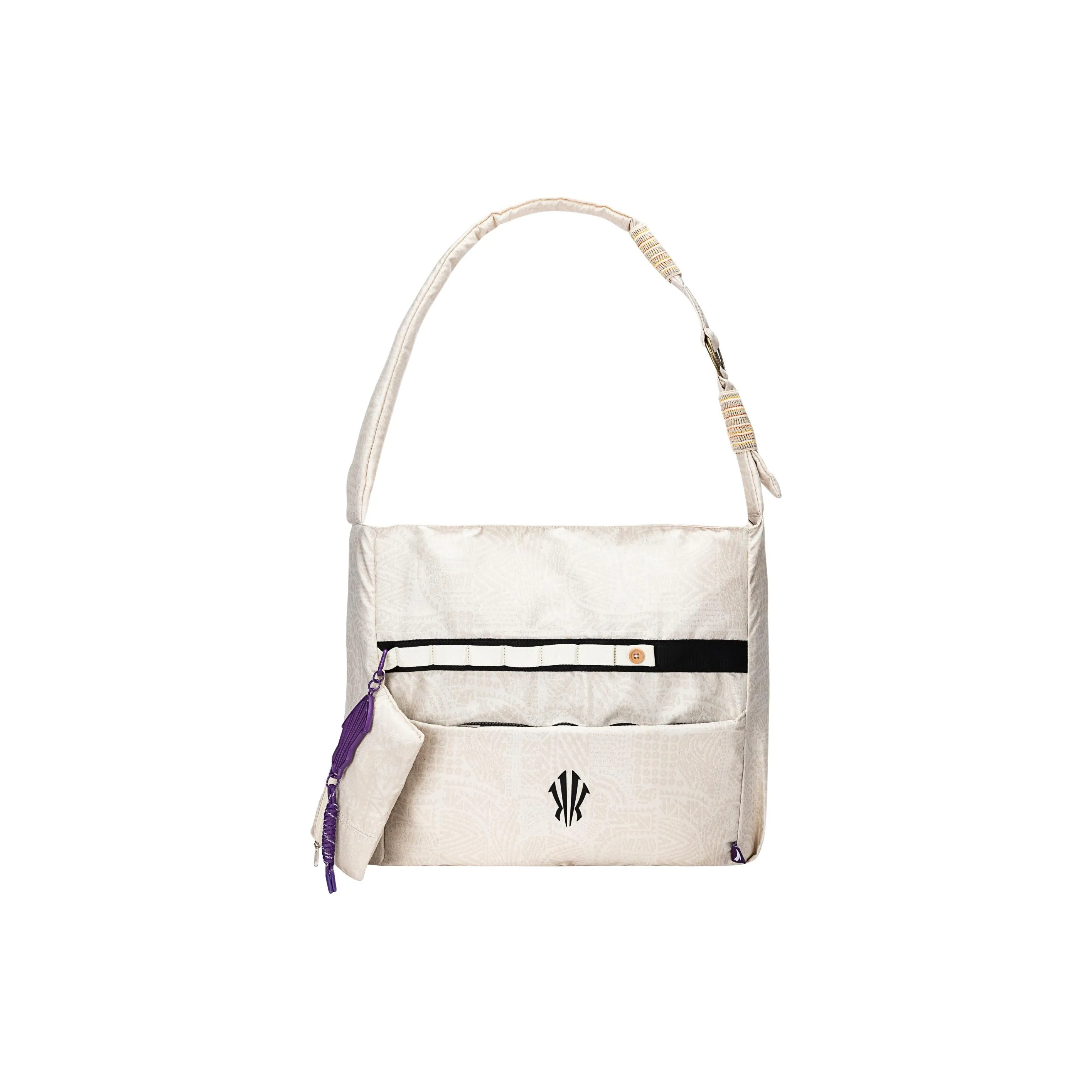 ANTA Irving Series Полиэстер Жаккардовая Ткань Сумка через плечо Стандартная Унисекс Кукуруза Белый