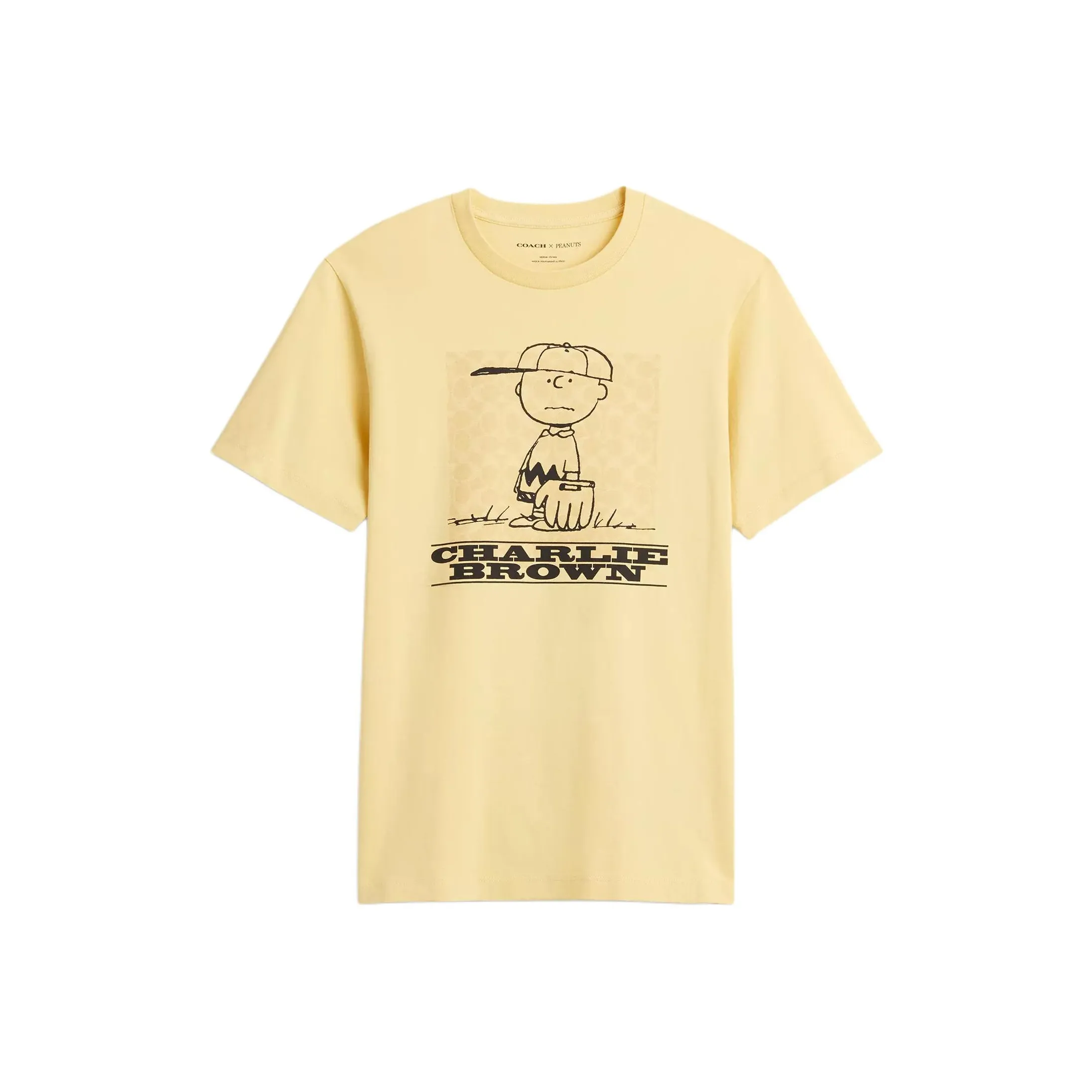 COACH X PEANUTS SS25 T Рубашка Мужская Желтая