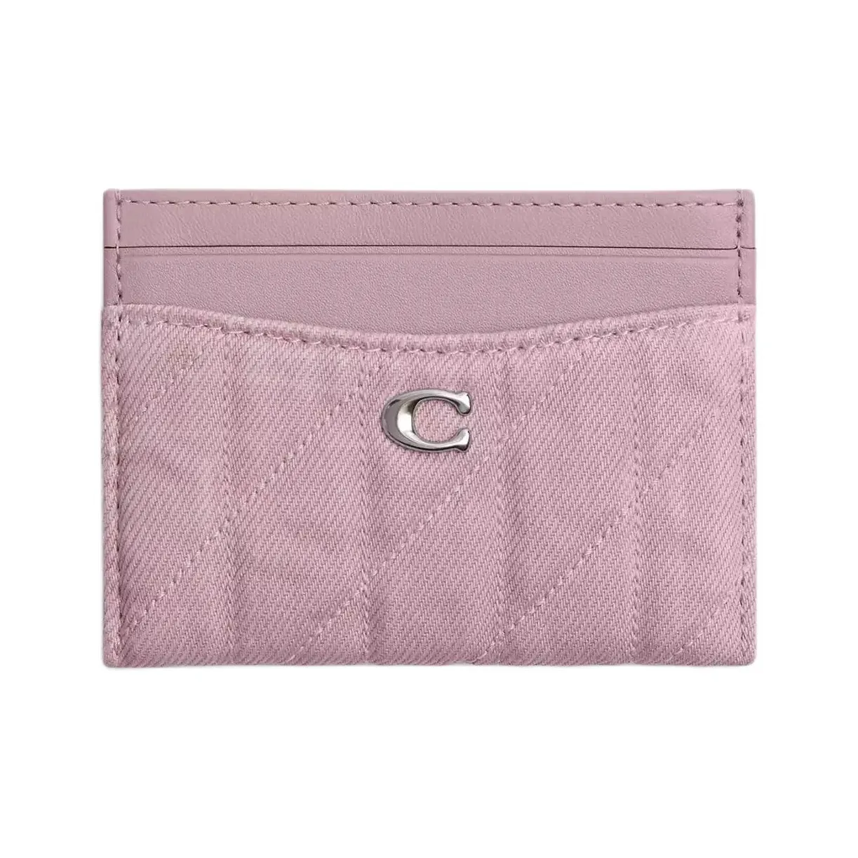 COACH Essential Кожа Держатель для карт Мини Женский Розовый