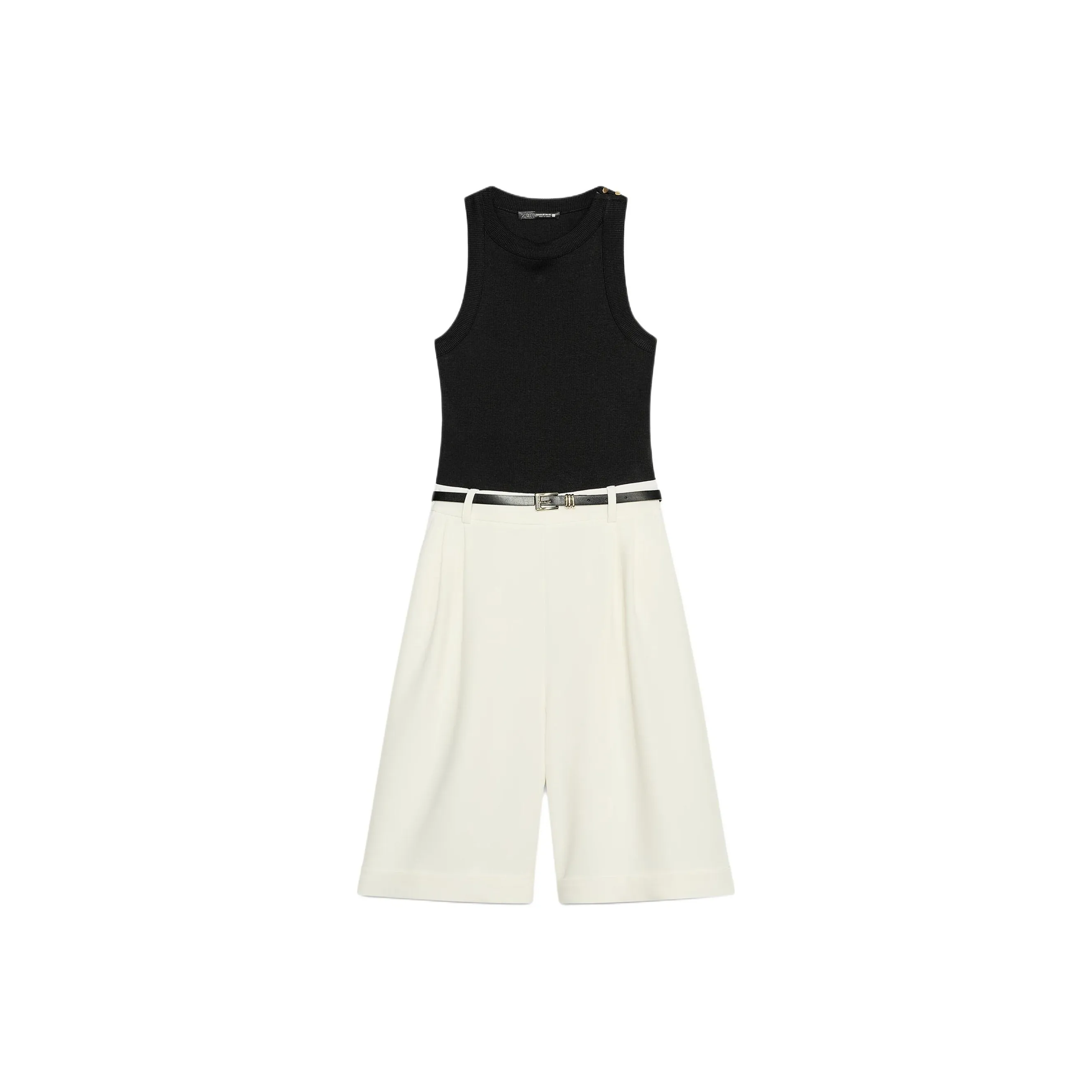 ZARA Jumpsuits Women's White/Black