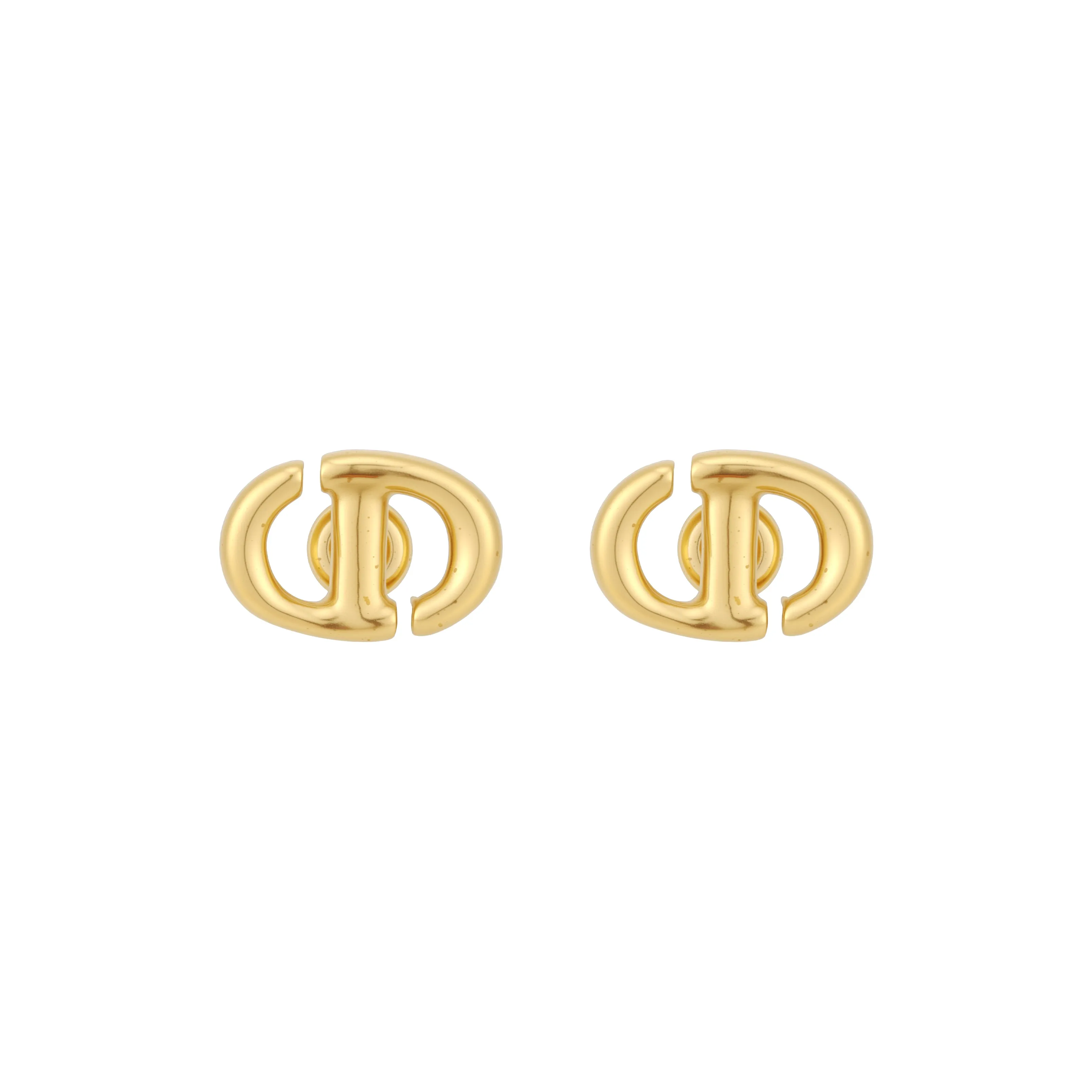 DIOR Metal Stud Earrings Women's