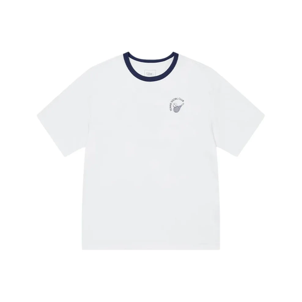 QIAODAN Женская серия тренировочных рубашек WOMEN'S JORDAN Белый Сатин Синий