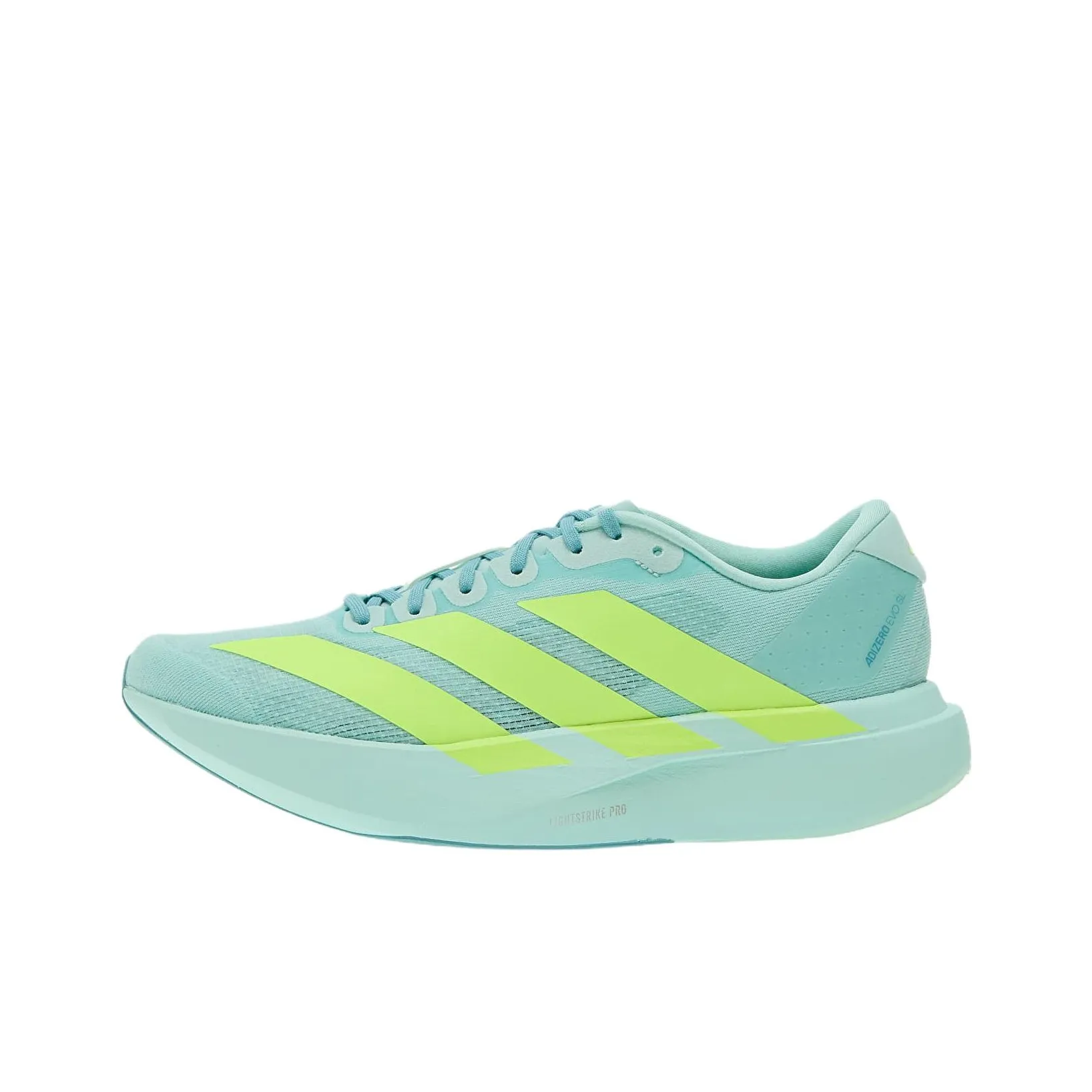 Adidas Adizero Evo SL Устойчивый к истиранию Низкий Топ Повседневные Беговые кроссовки Женские Синие Зеленые