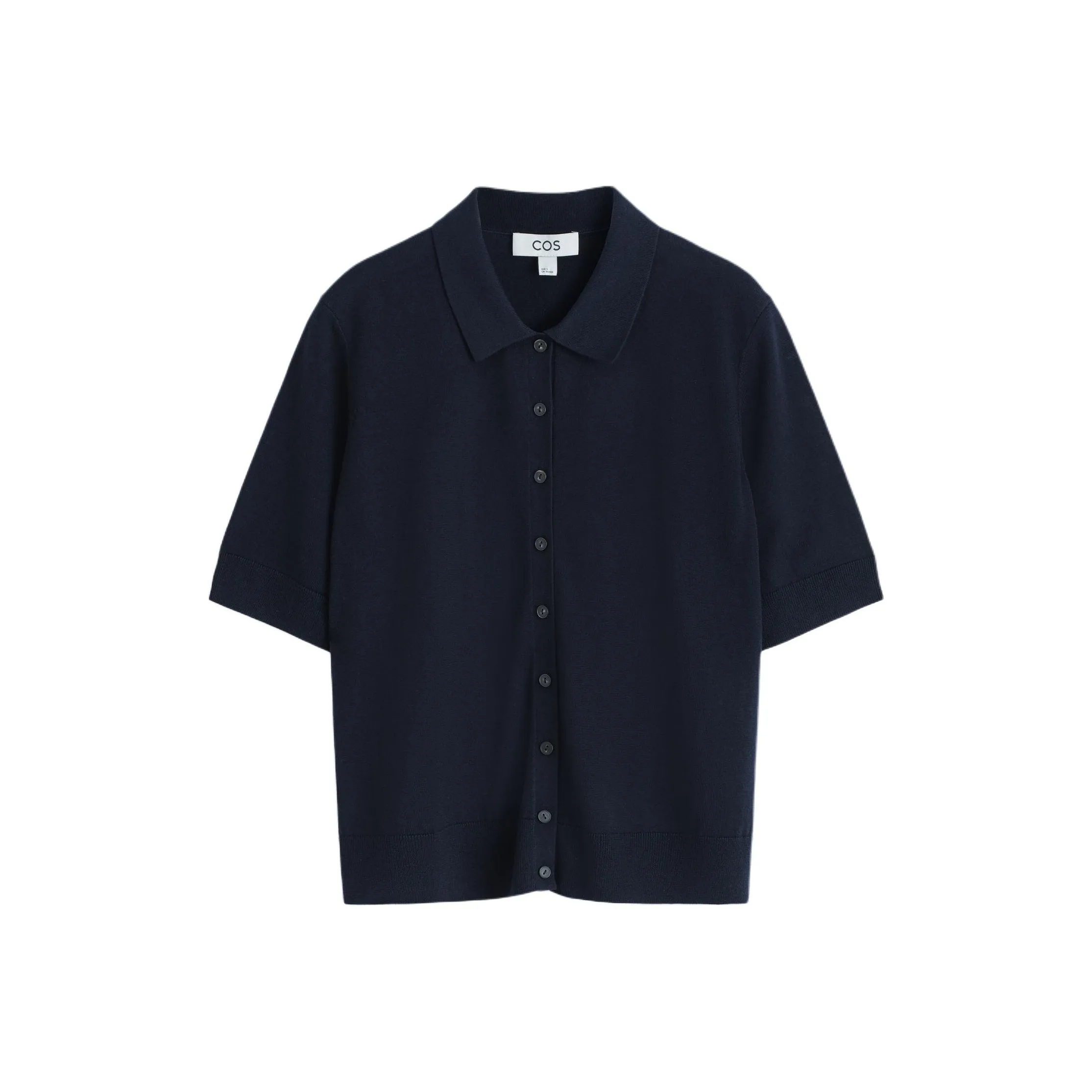 COS Polo Shirts Women's Navy Blue