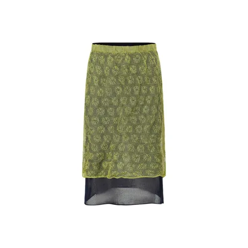 SWAYING KNIT Женские Повседневные Длинные Юбки