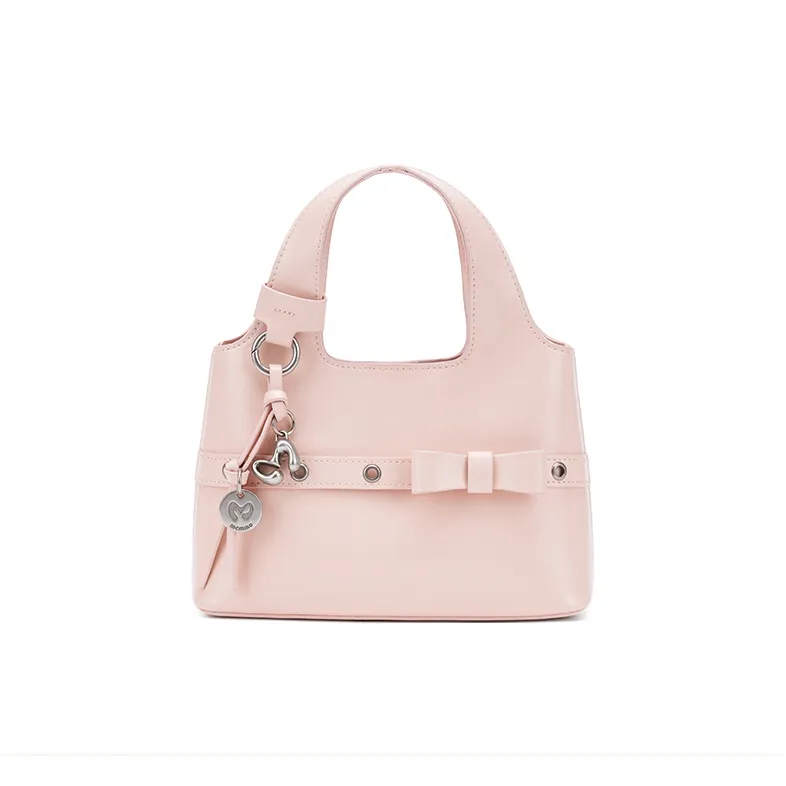 MCMIKO Коровья кожа Сумка Женская Туманно-розовая