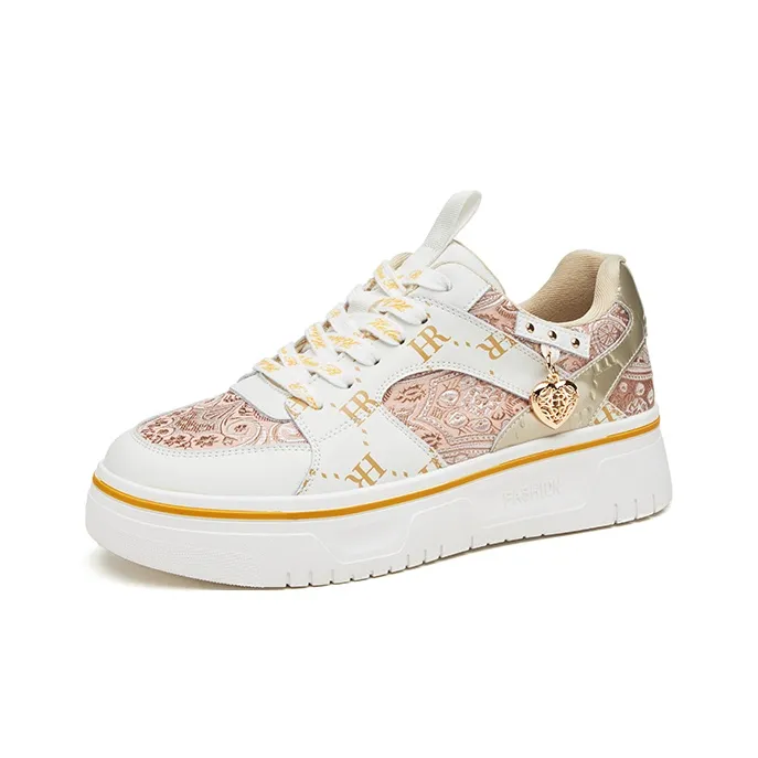 HR Low Топ Скейтборд Кроссовки Женские Бежевые