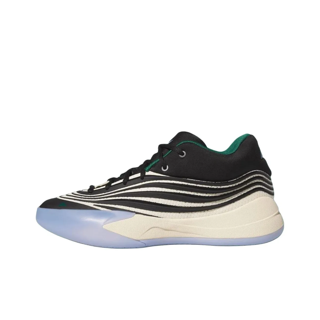 Adidas Dame 10 Slip-resistant Abrasion-resistant Low-top Basketball Shoes Men's Black Beige