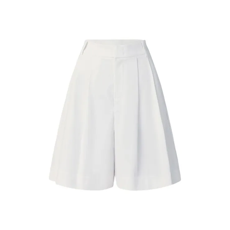 FILA GOLF серия SS25 Повседневные шорты Женские Нефритовый белый