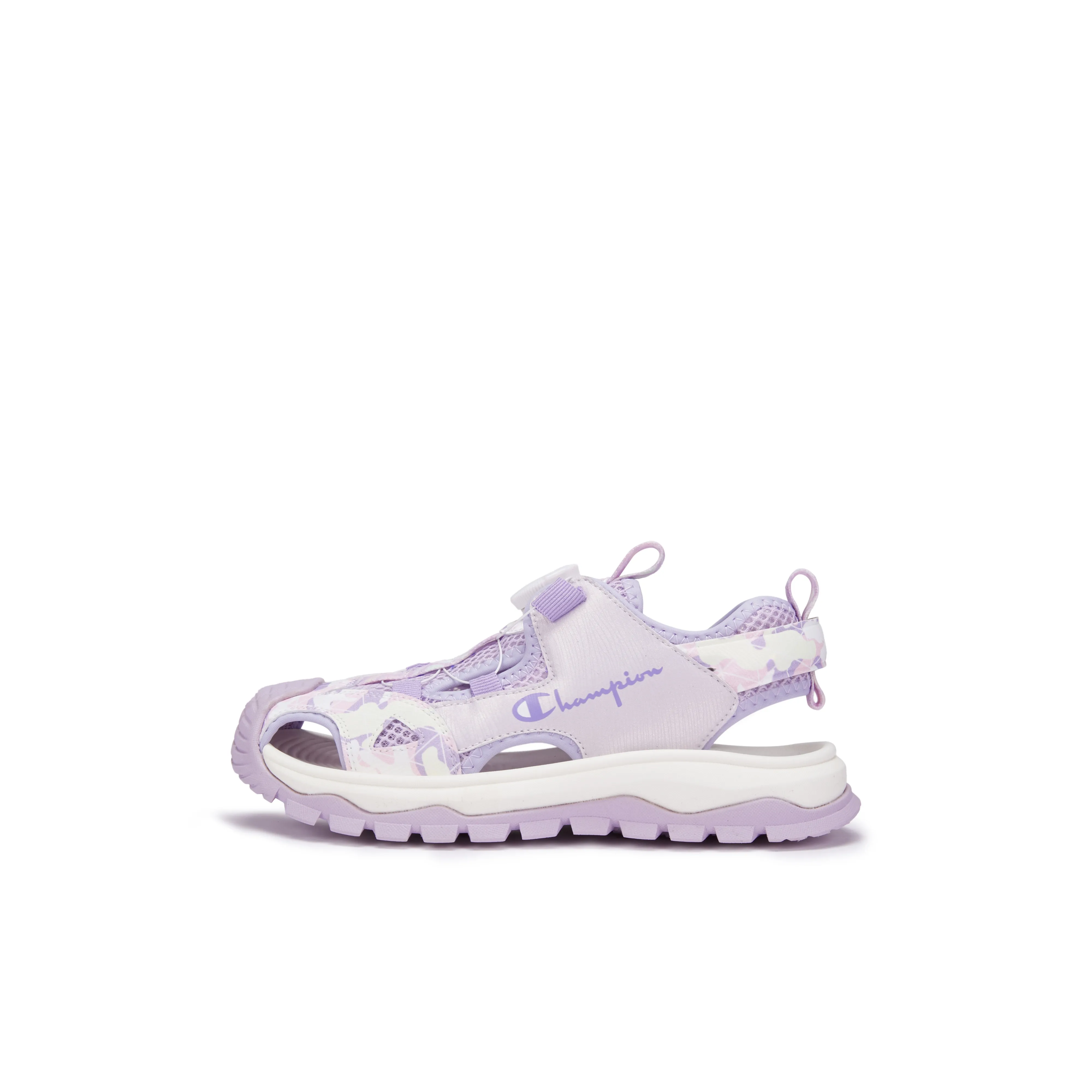 Champion Kids Камуфляж Оболочка Обувь Детские Сандалии Фиолетовый Детский