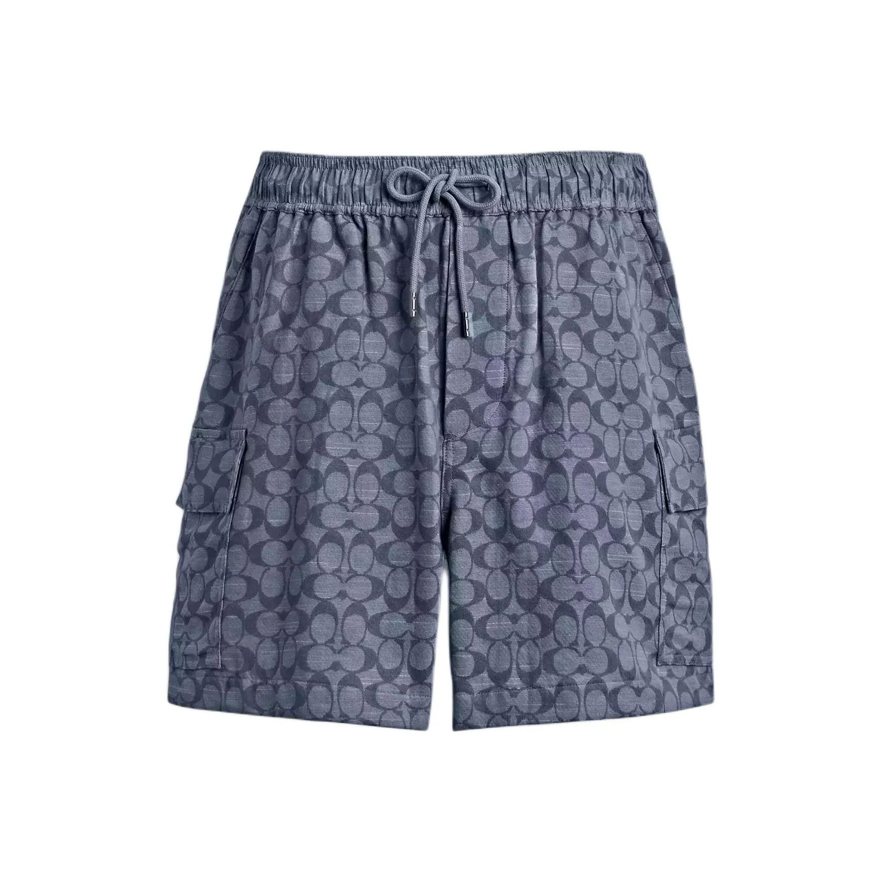 COACH SS25 Повседневные шорты Мужские Синие