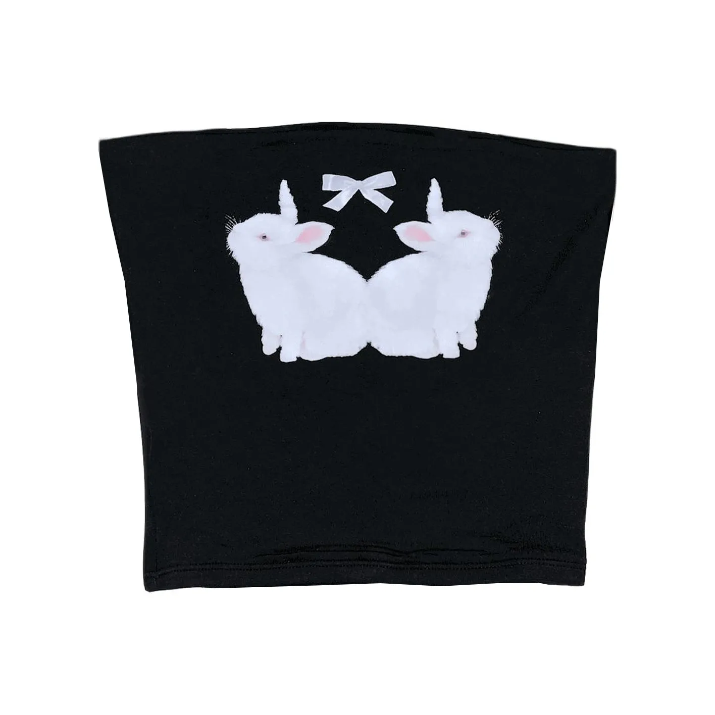 Omighty Черные Женские Топы без бретелек