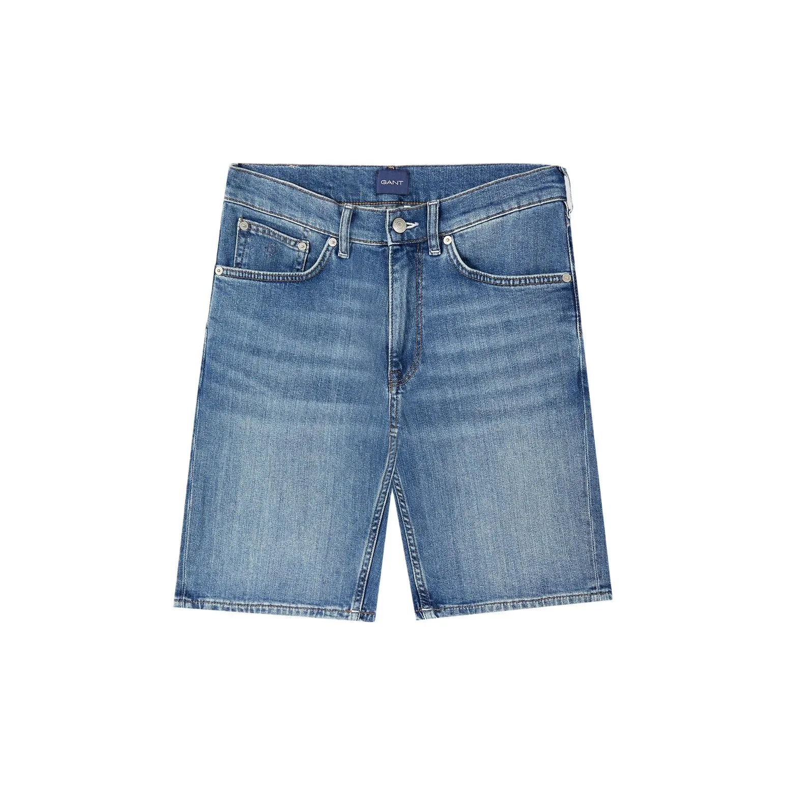 GANT 971 Light Blue Men's Denim Shorts GANT 971 Светло-голубые мужские джинсовые шорты