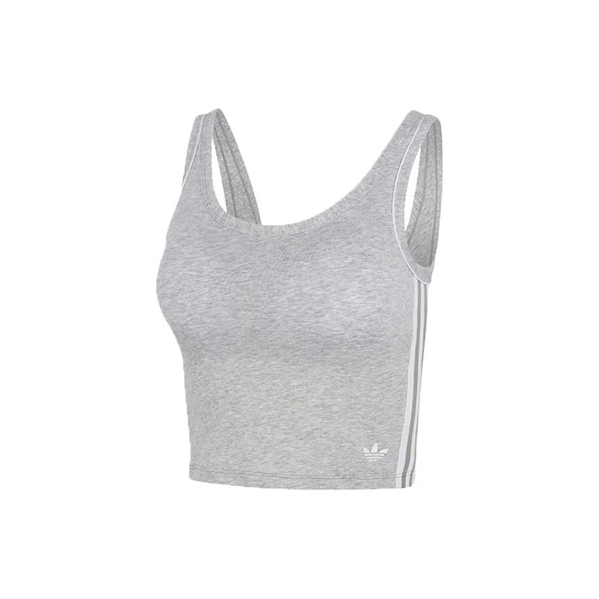 Adidas Originals Майка Женская Серого цвета
