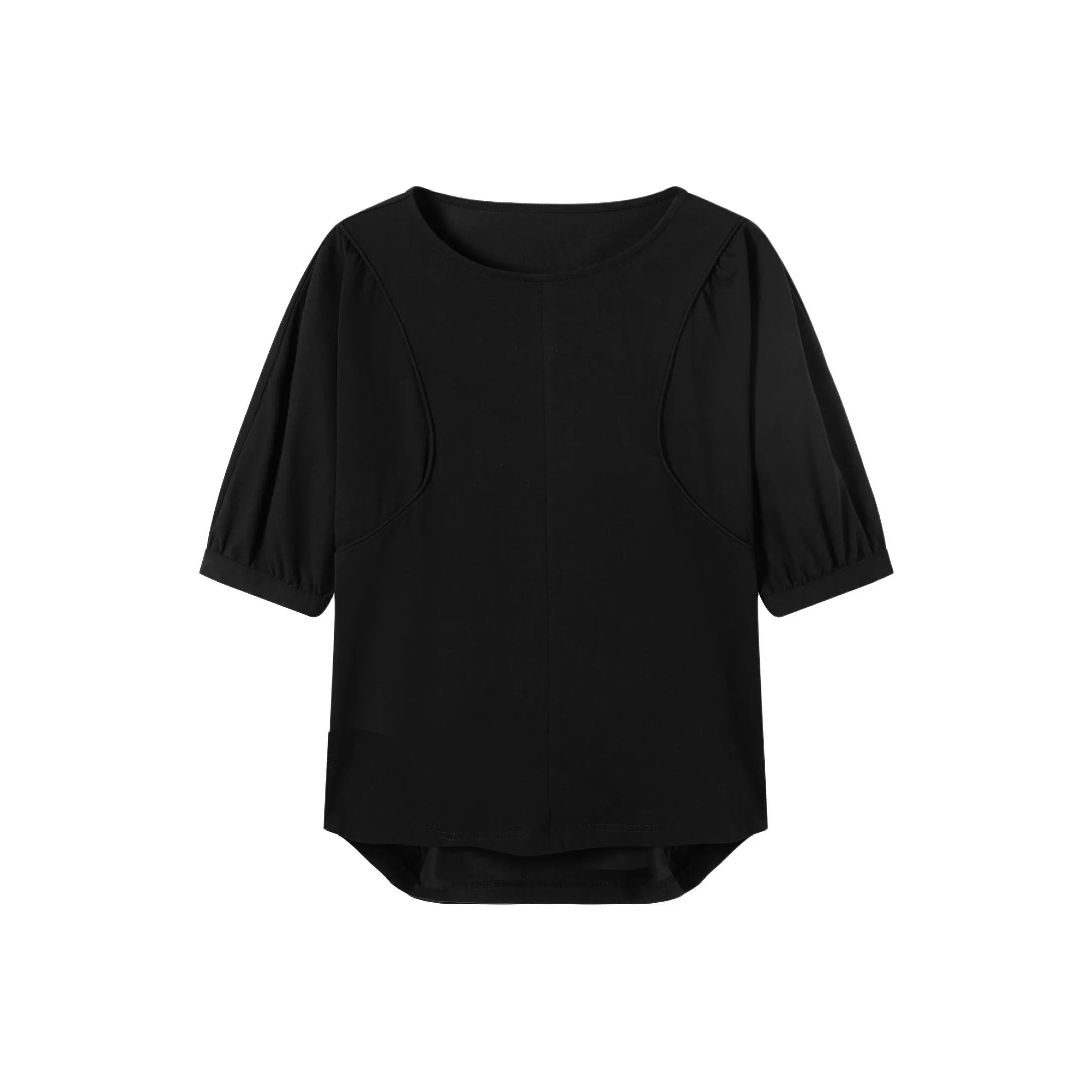 DIALOGUE Фонарик-рукав Т-рубашка Женская