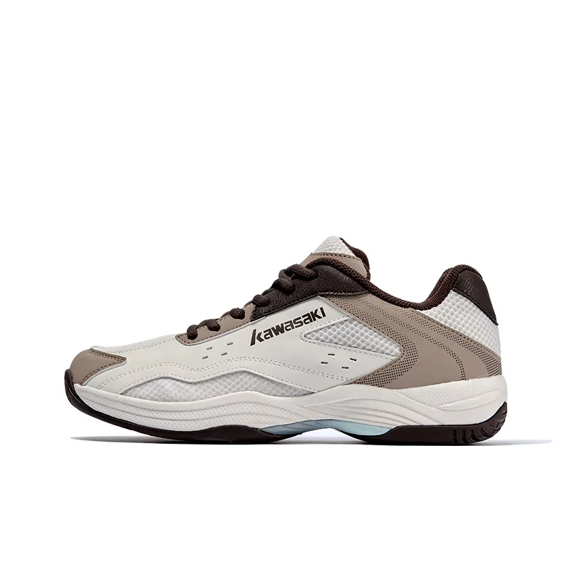 Kawasaki Ball Mania Series Амортизация Устойчивость к износу Поддержка Низкий Топ Бадминтон Обувь Унисекс Жареный Коричневый