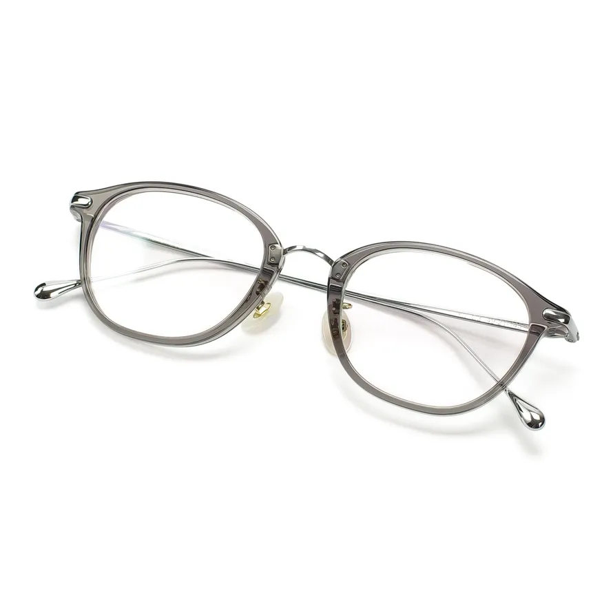 QINGZHIZUO β-титан Пластина Овал Оправы для очков Женские Черепаховый Япония Серый черный