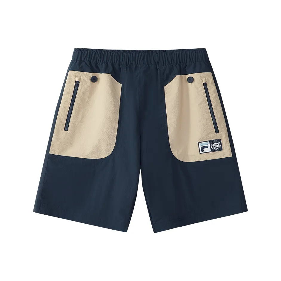 FILA FUSION Повседневные шорты Мужские Драгоценный камень Темно-синий