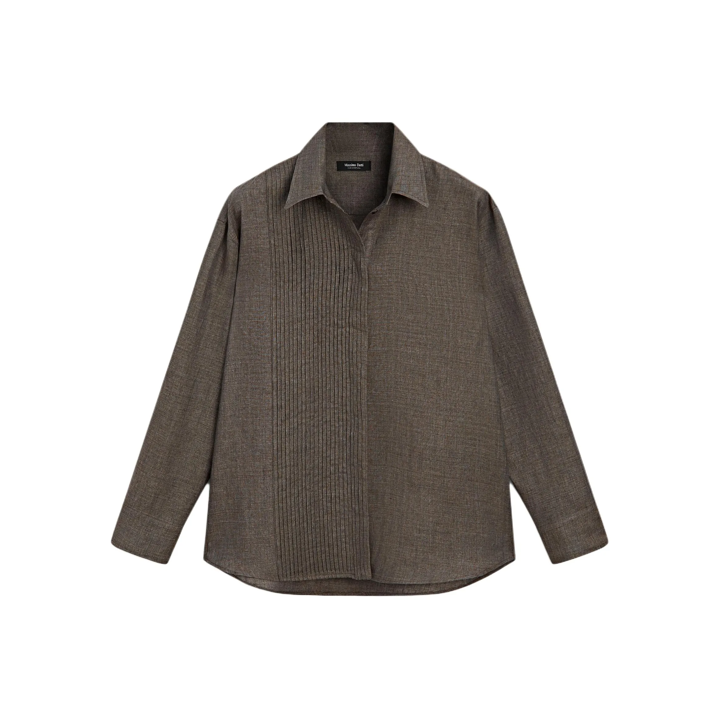 Massimo Dutti Коричневые Женские Рубашки