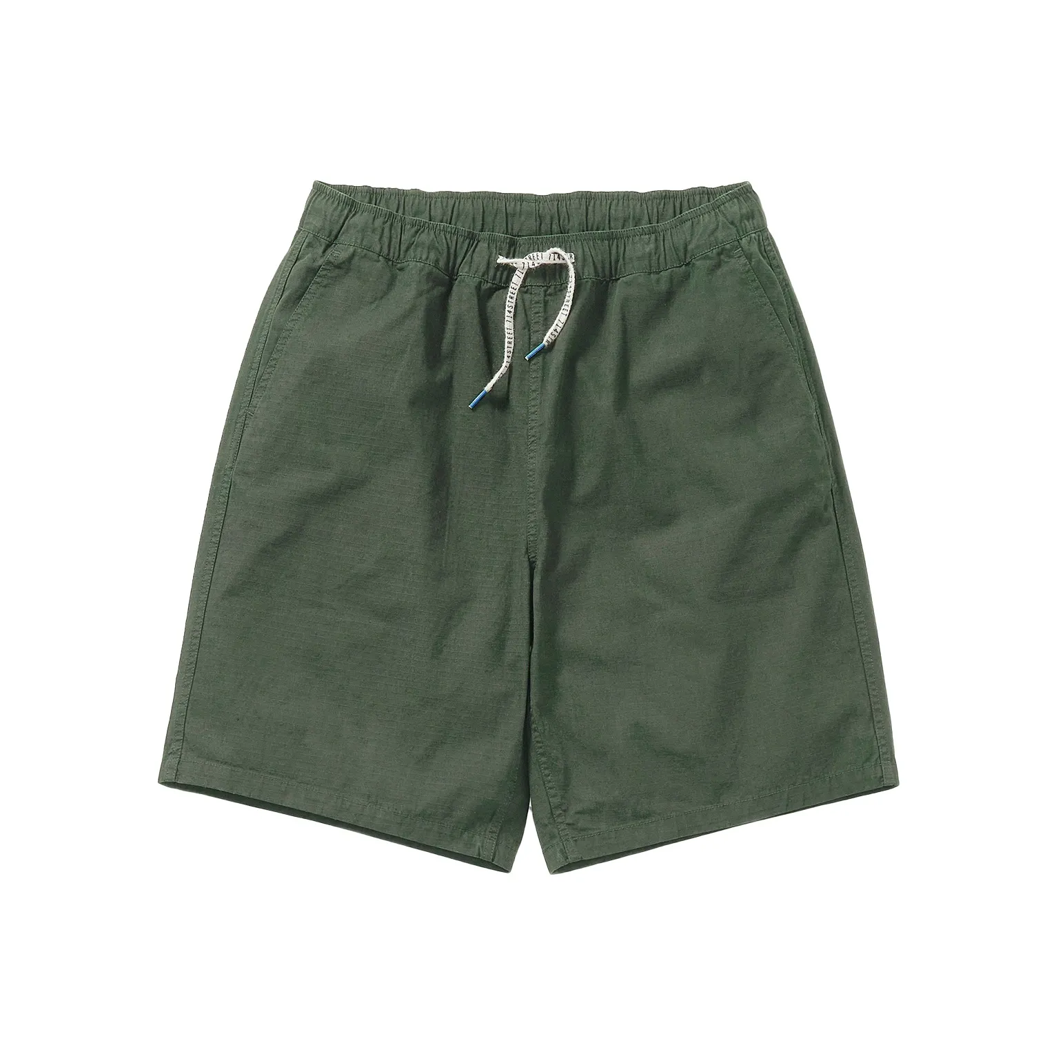 714STREET 100% хлопок Клетка Шорты Унисекс Черный Серый