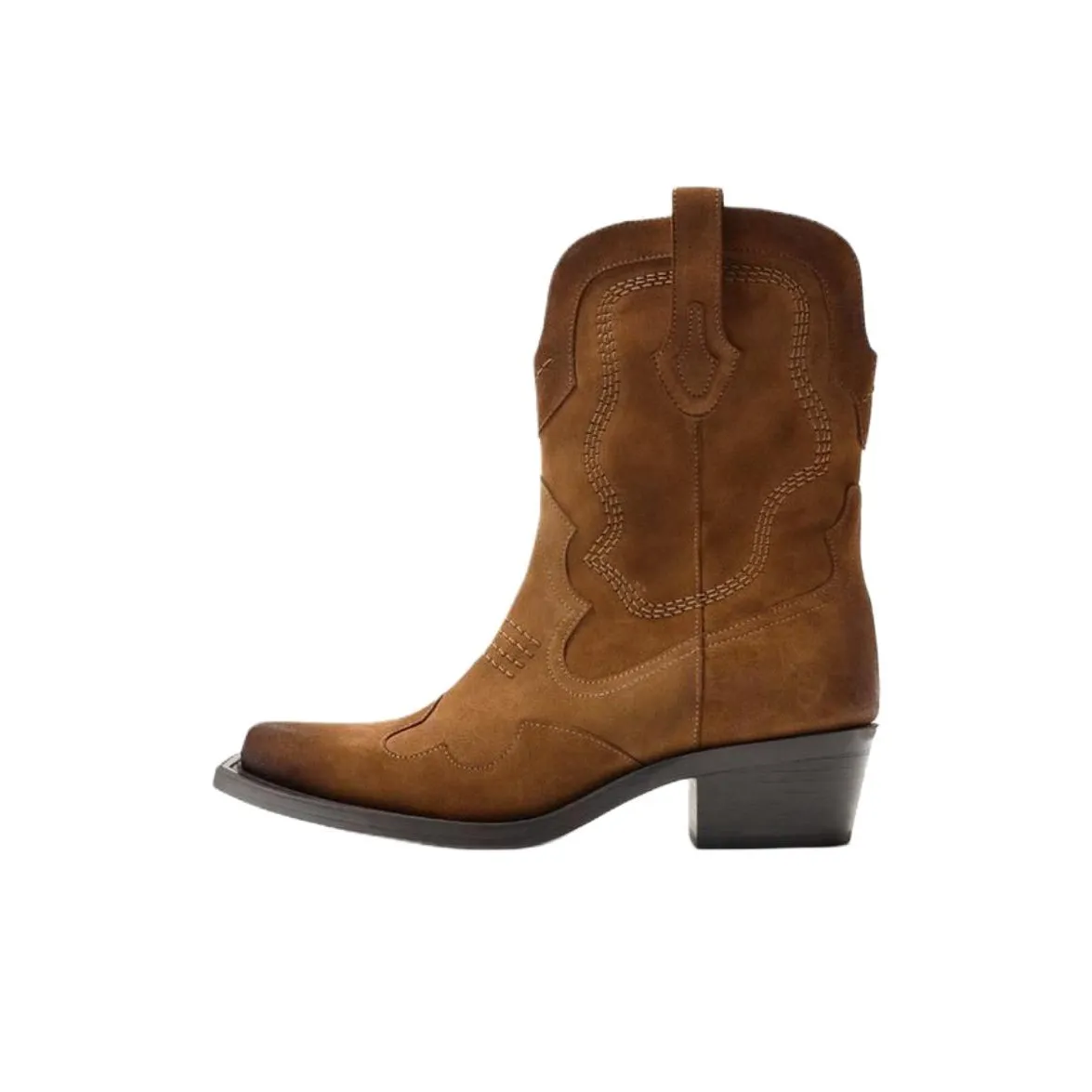 ZARA Ботильоны Коричневый Мужской