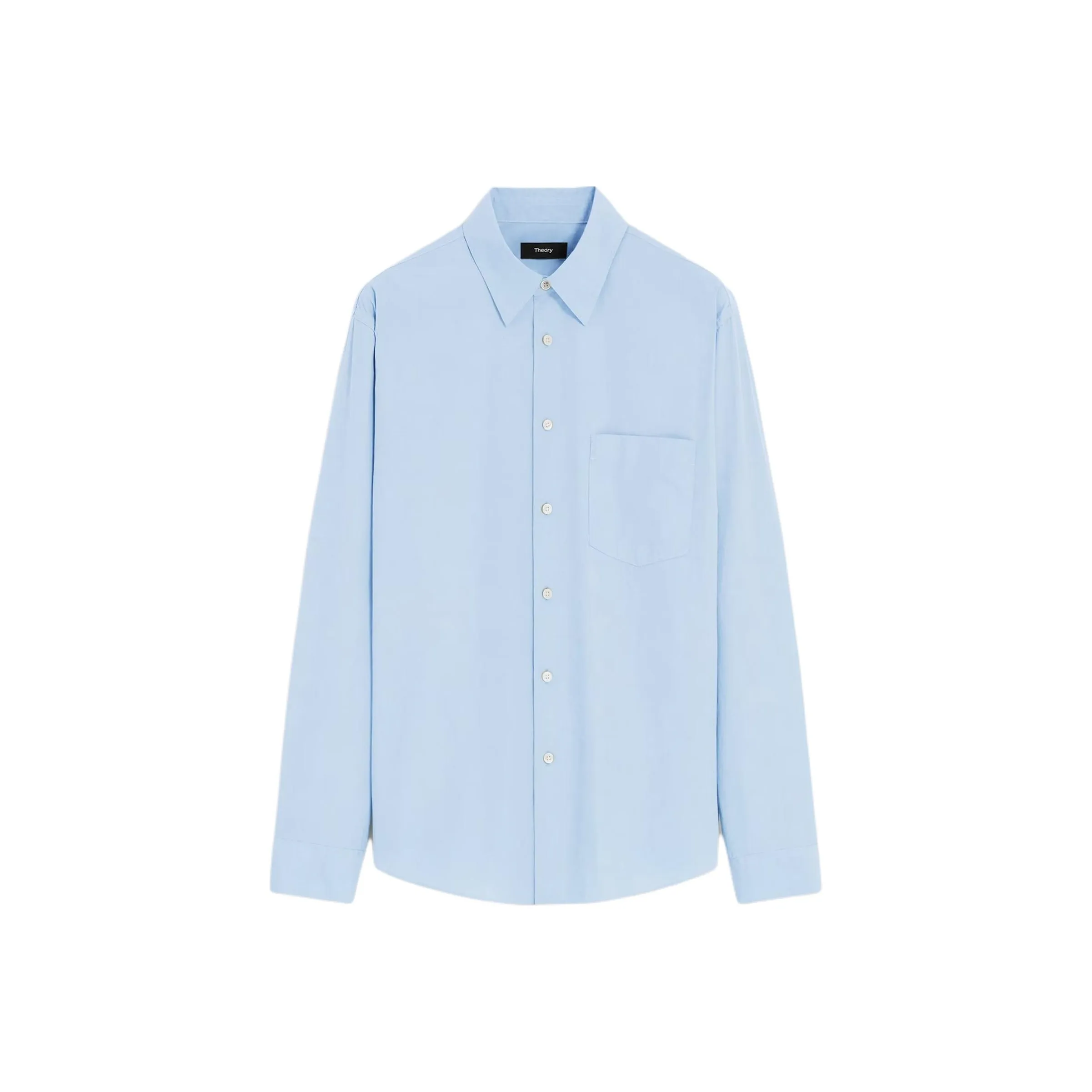THEORY Небесно-голубой Мужские Рубашки