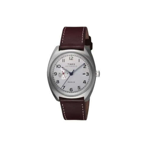 TIMEX Автоматический Механический Movement Мужские Часы 39 мм Серебряные