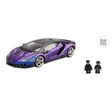 Tubas 람보르기니 LP-770[퍼플]와 랜덤 Police Minifigure 2-2팩 세트