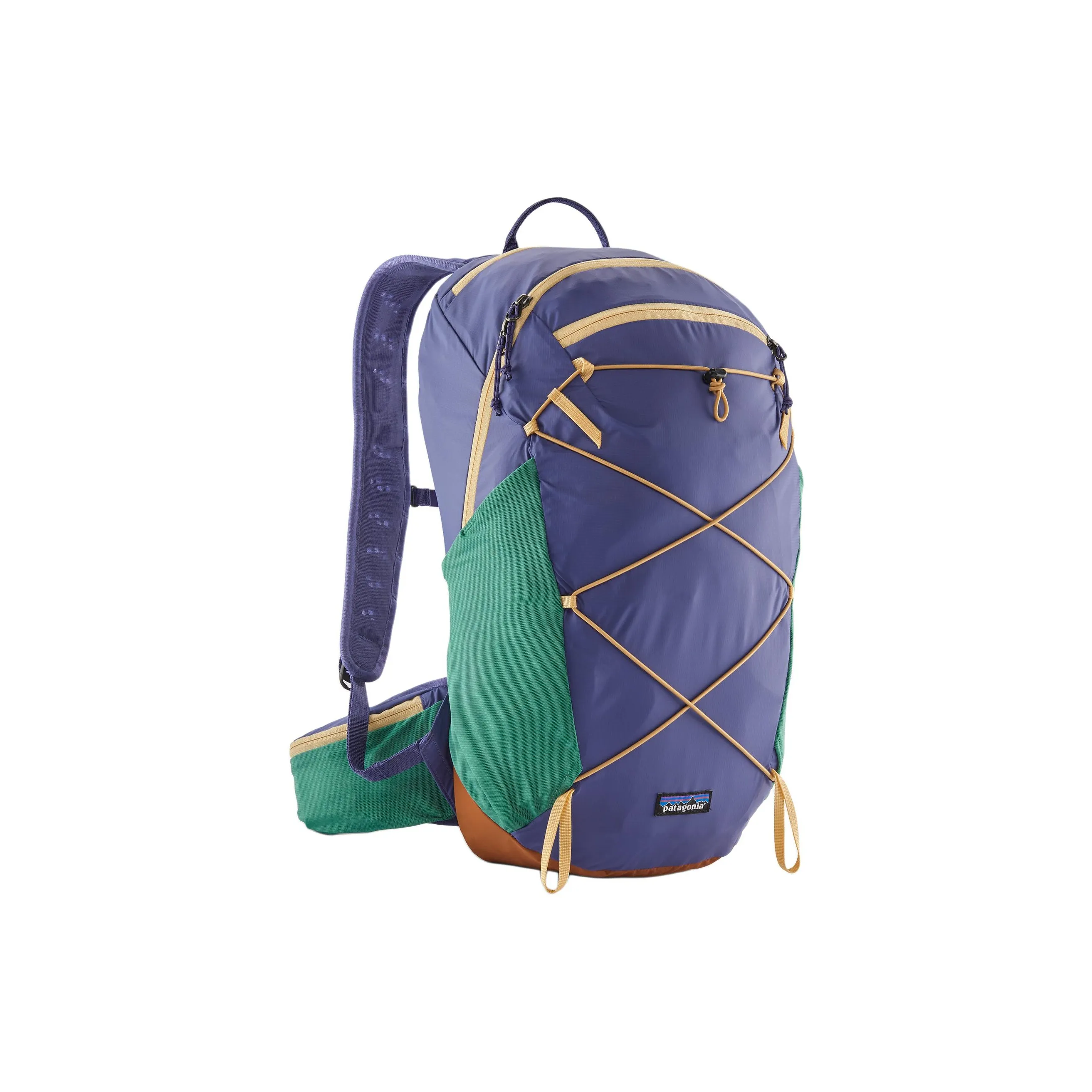 Patagonia Terravia 22L Альпинистский рюкзак для активного отдыха сумка переработанный нейлон фиолетовый и зеленый унисекс