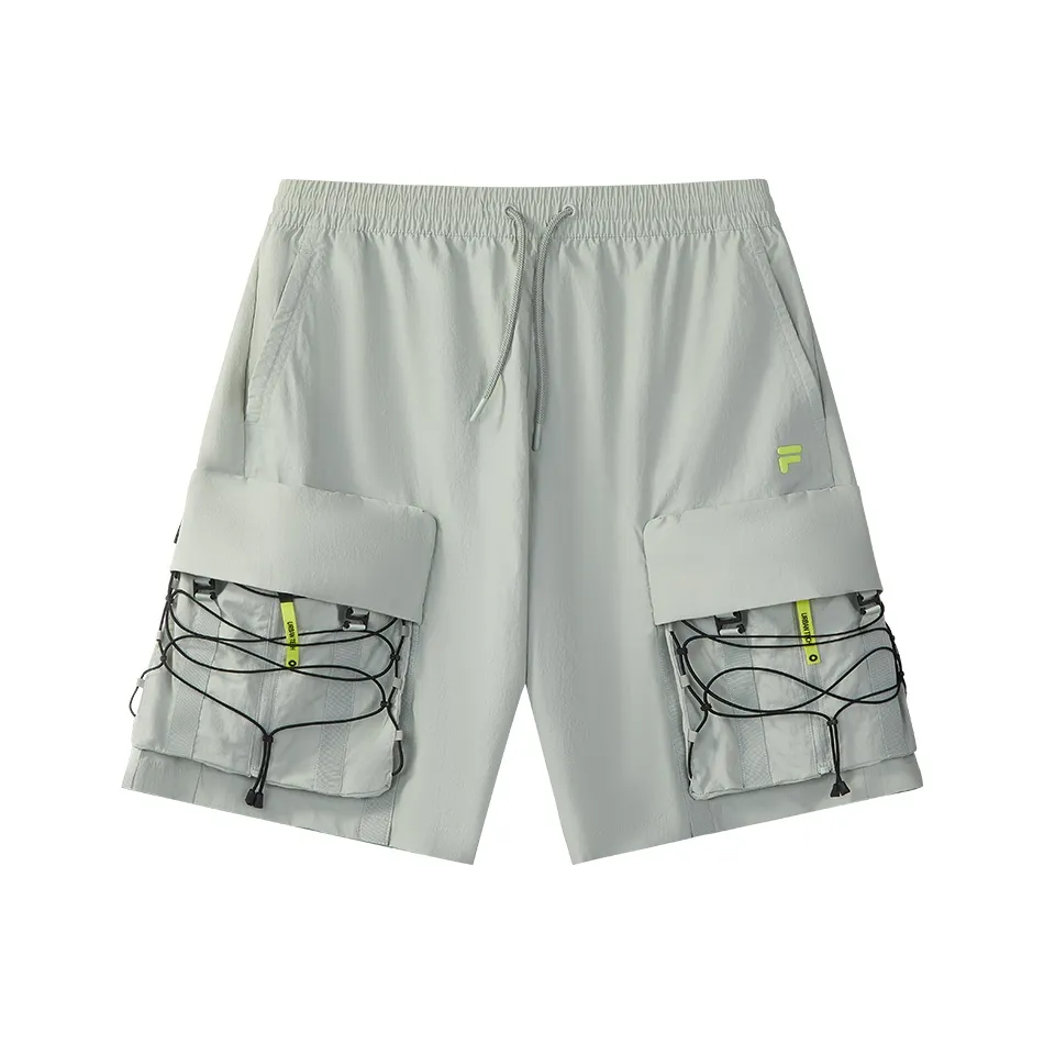 FILA FUSION FILA FUSION X Повседневные шорты Мужской Cool Белый Серый GY