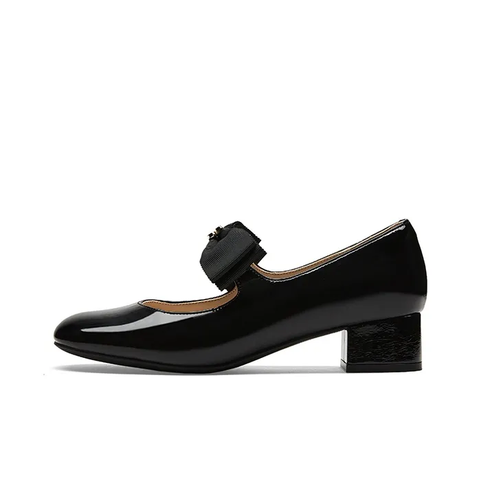 TOOMANYSHOES Madder Принцесса Туфли Мэри Джейн Женские Черные