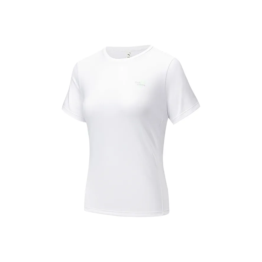 ANTA RUNNING Collection T-Shirt Женская Чисто Белый