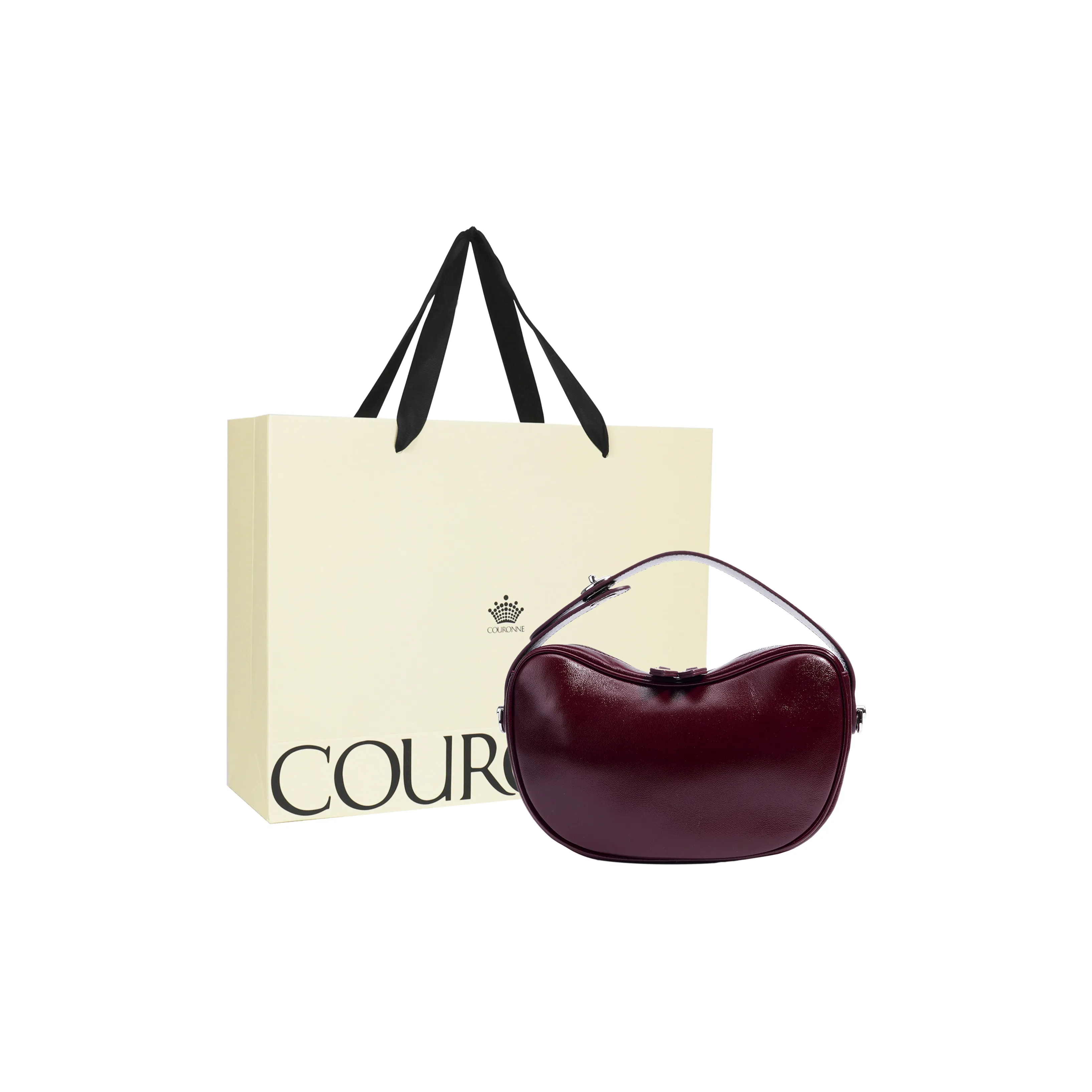 COURONNE Первый слой Масляный воск Овчина Сумка через плечо Сумка Женская Многоцветная