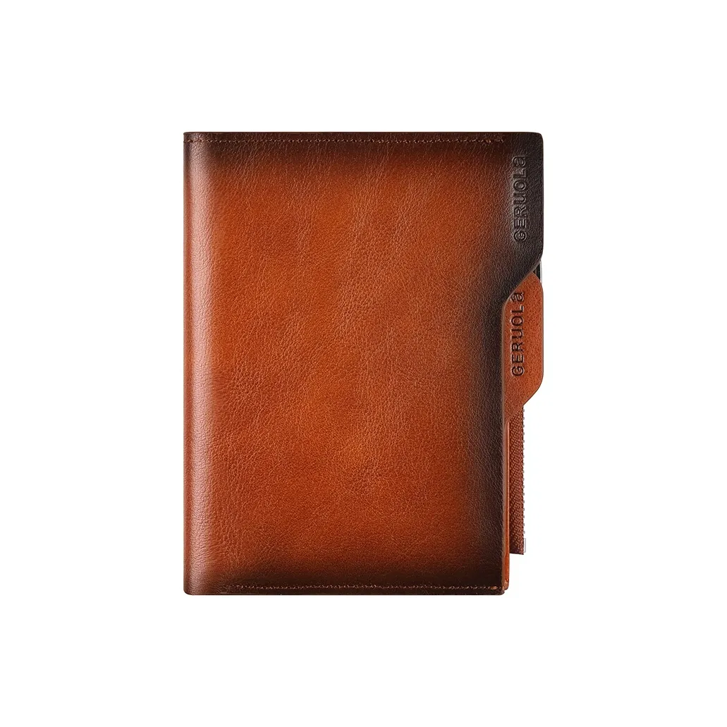 Gorora Кошелек из лощеной коровьей кожи держатель для карт мужской многоцветный