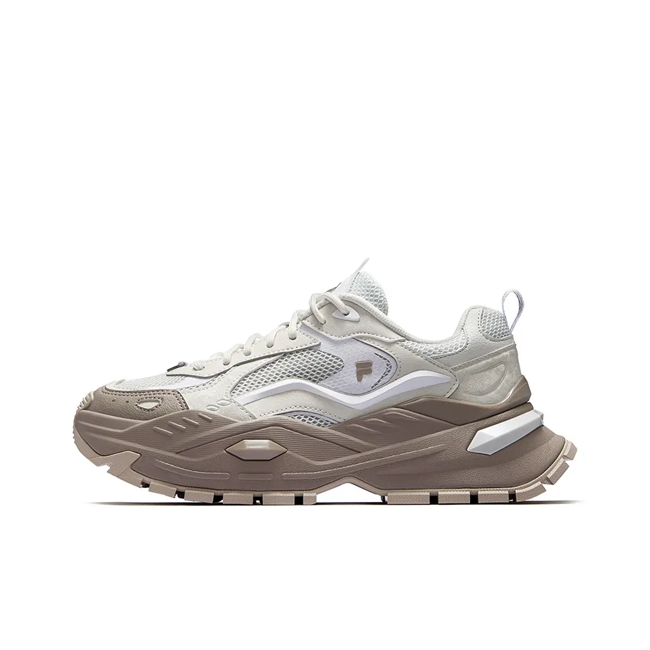 FILA FUSION BIANCO IV Hard Candy Shoes 4 Low Топ Беговые кроссовки Женские Серый Коричневый