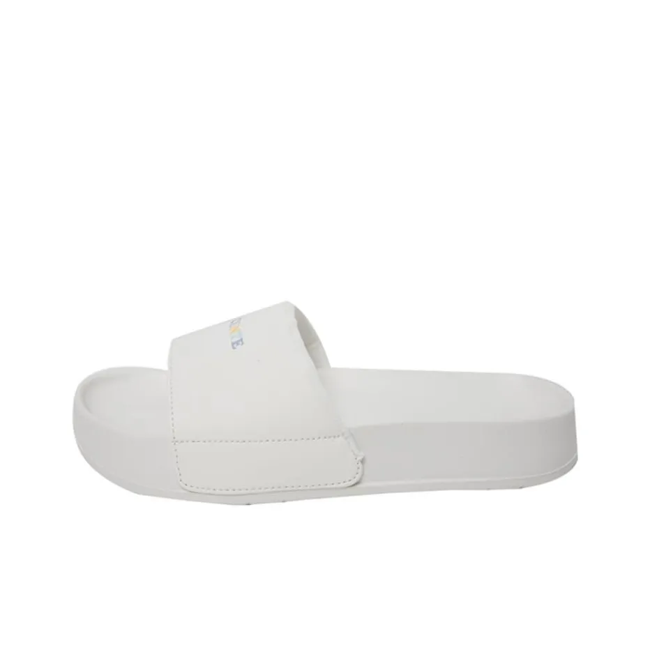 DESCENTE Icing Nars Slip Resistant Slide Slippers Unisex White