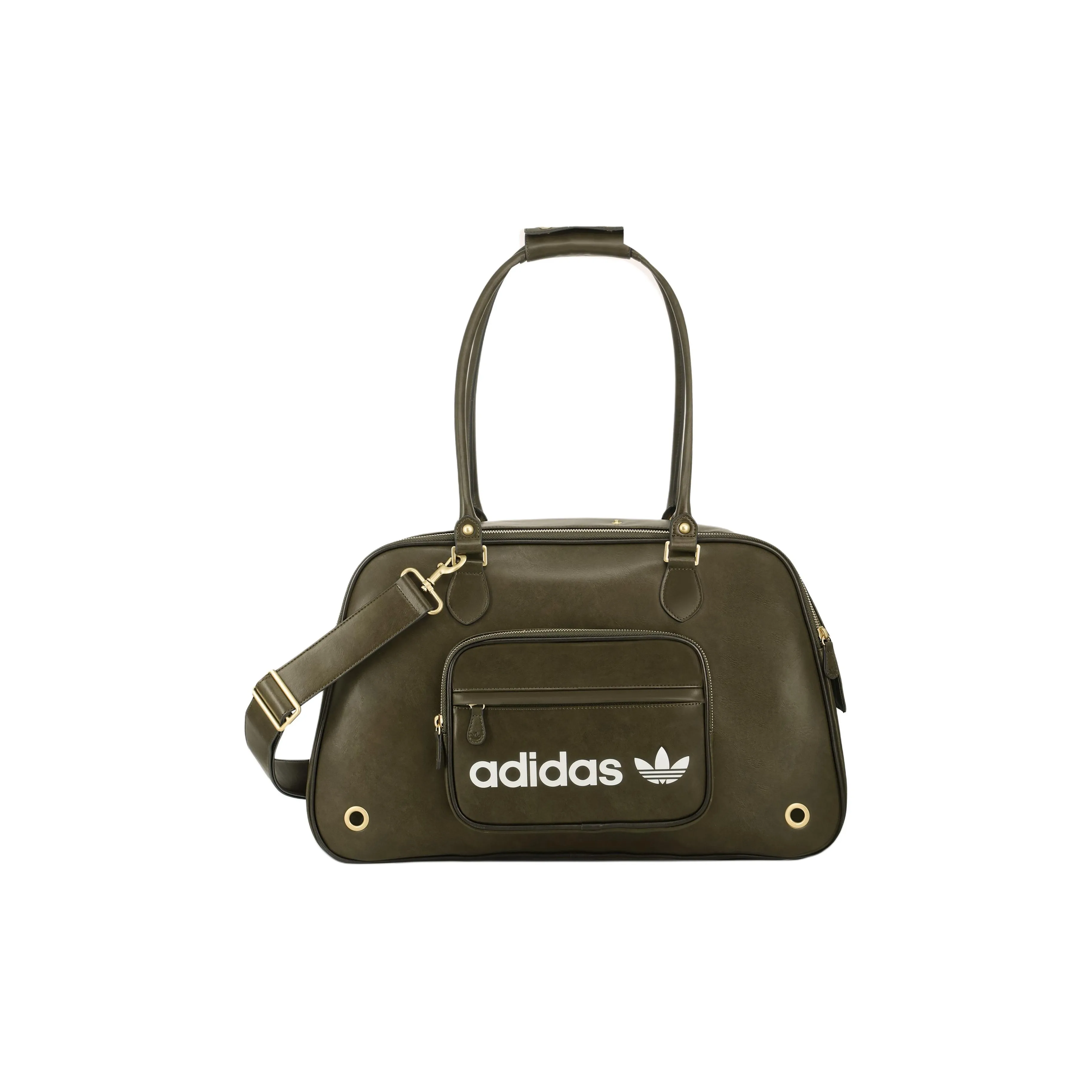 Adidas Originals ПУ (полиуретан) Сумка через плечо Унисекс Зеленая