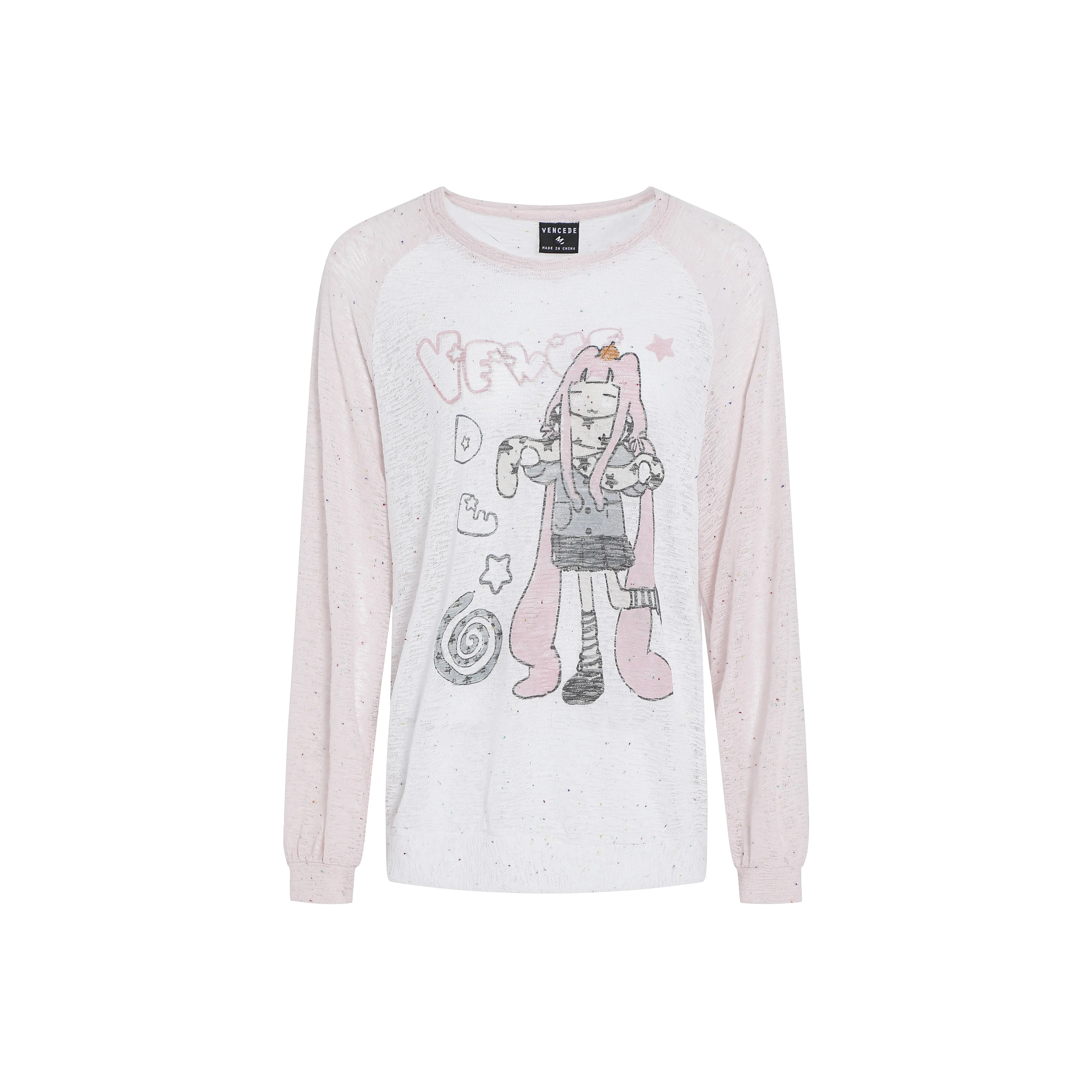 GM Реглан-рукав Т-рубашка Женская