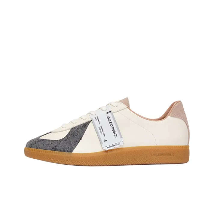 SMILEREPUBLIC FOUETTE Амортизация и устойчивость к истиранию низкие кеды для скейтбординга белые женские