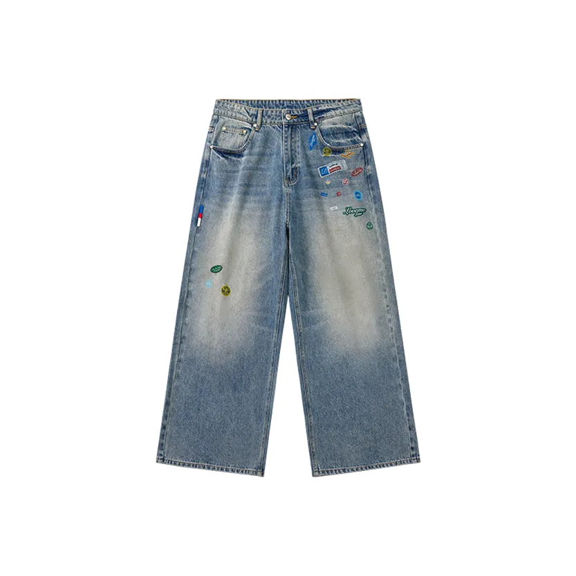 LOVE ME LATER Jeans Unisex Light Denim Blue