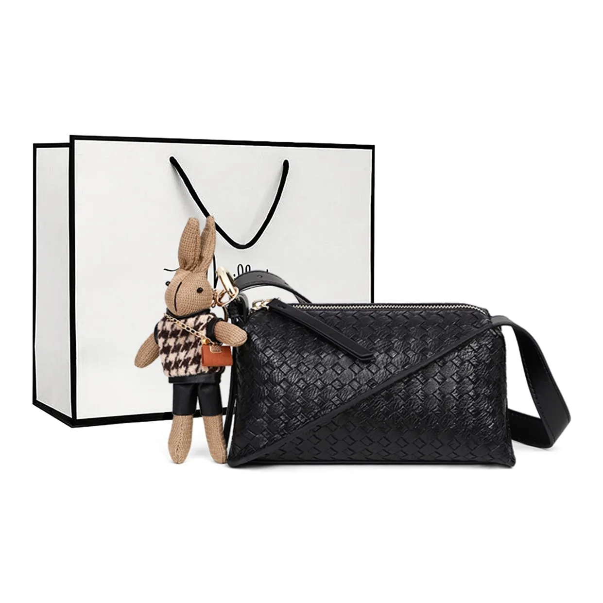 MILLIE'S Коровья кожа Подмышечный Сумка через плечо Стандартная Женская Черная