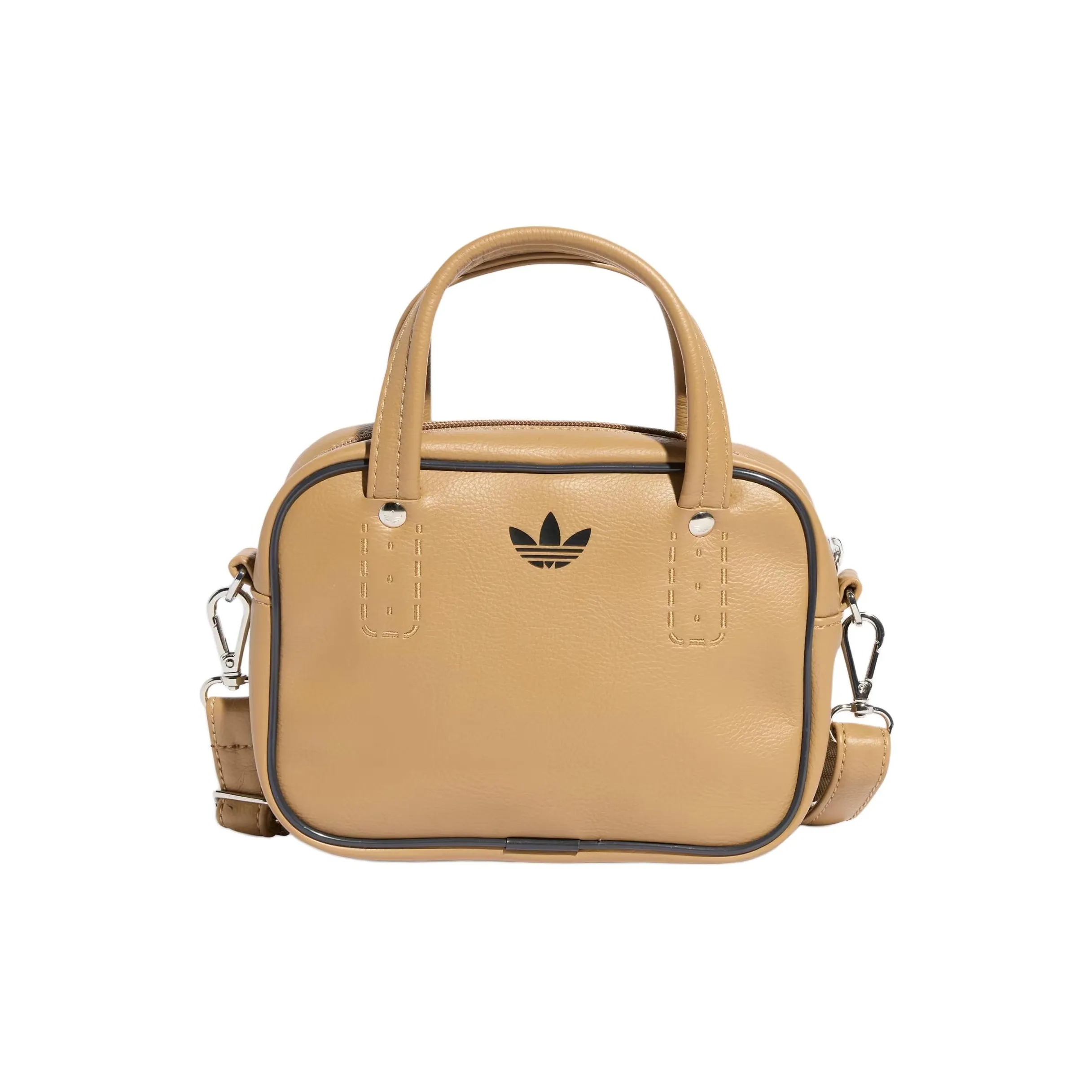 Adidas Originals Полиуретан Сумка через плечо Сумка Мини Женская Коричневая