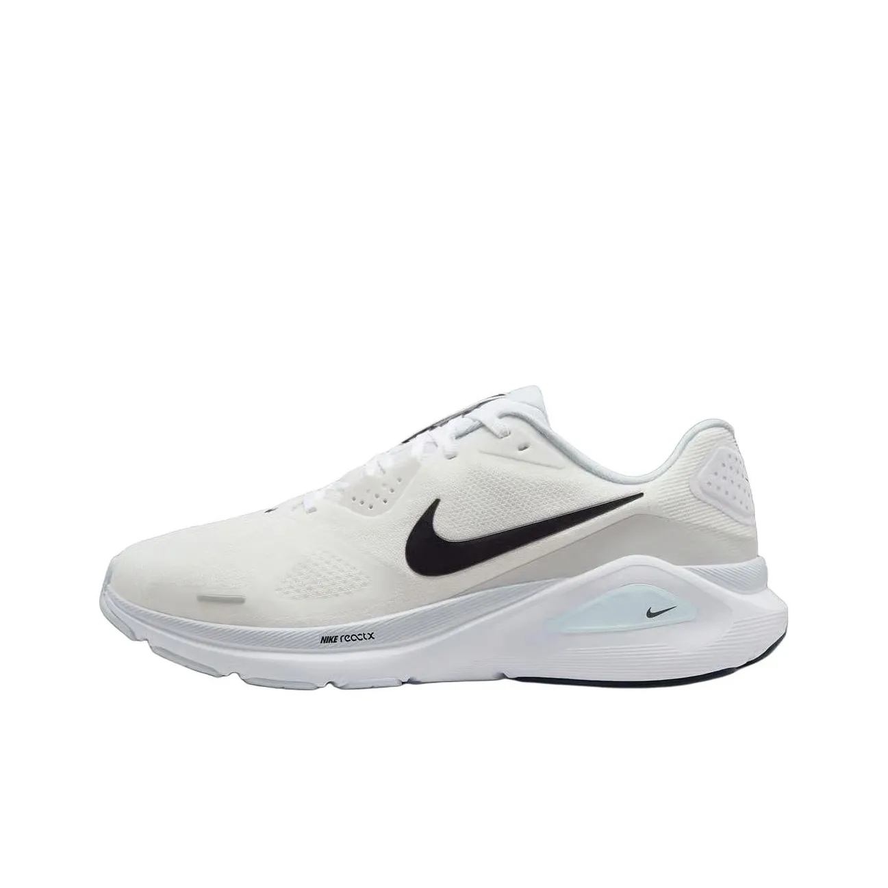 Nike Zoom Structure 26 Slip Устойчивый к истиранию Низкий Топ Беговые кроссовки Мужские Белый Черный