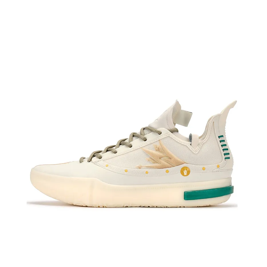 361° Joker 1 GT Амортизаторы Устойчивые к истиранию Низкий топ Баскетбольные кроссовки Мужской Saugo Зеленый