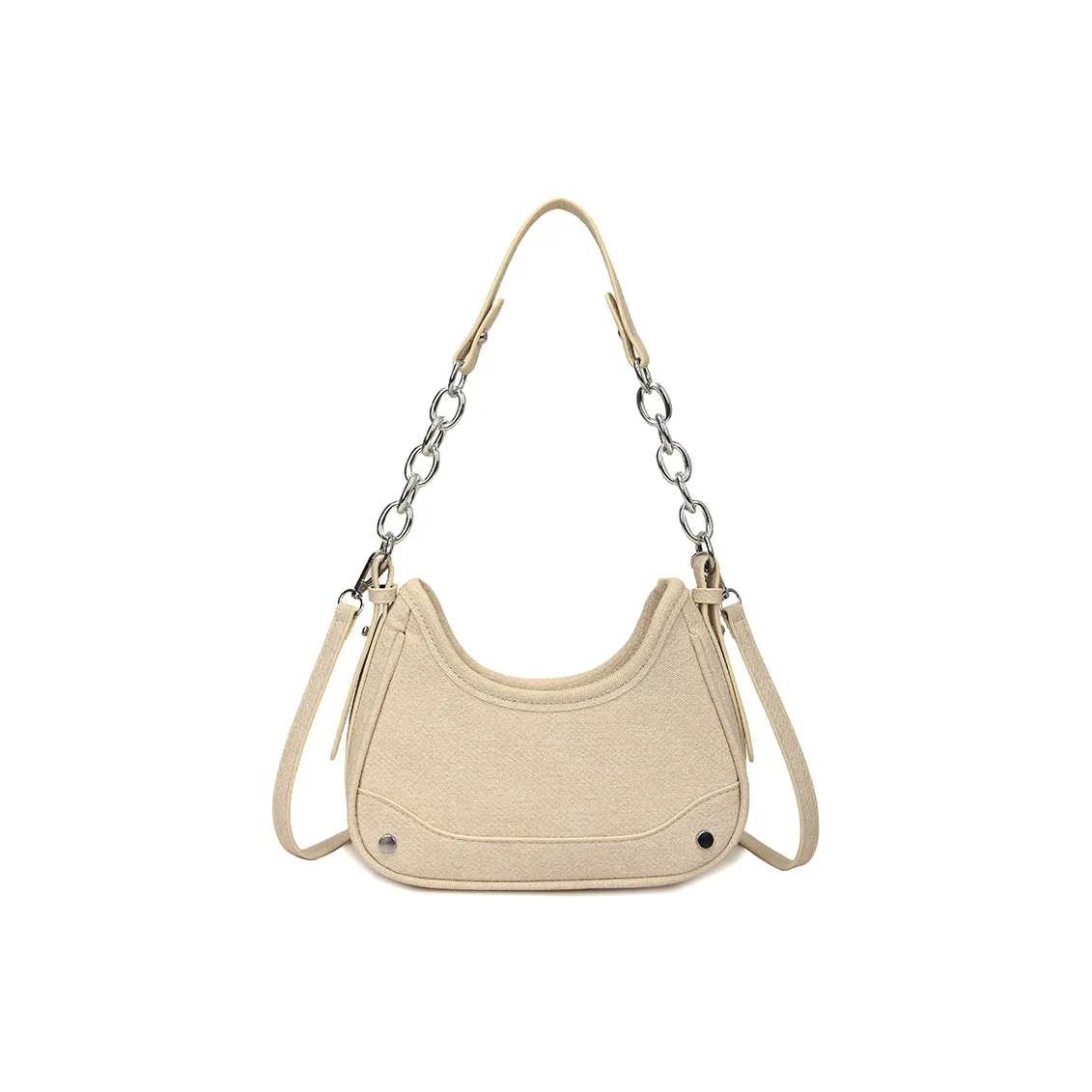 Meow In The Grass ПУ (полиуретан) Сумка через плечо Женская Экрю Синий